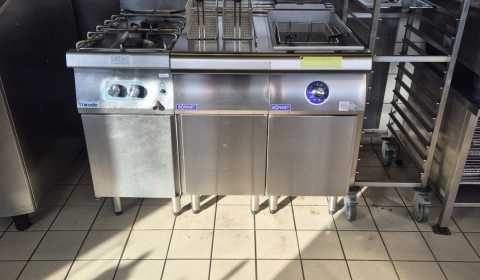 Installation d'une friteuse FR18 de marque Bonnet dans une restauration collective